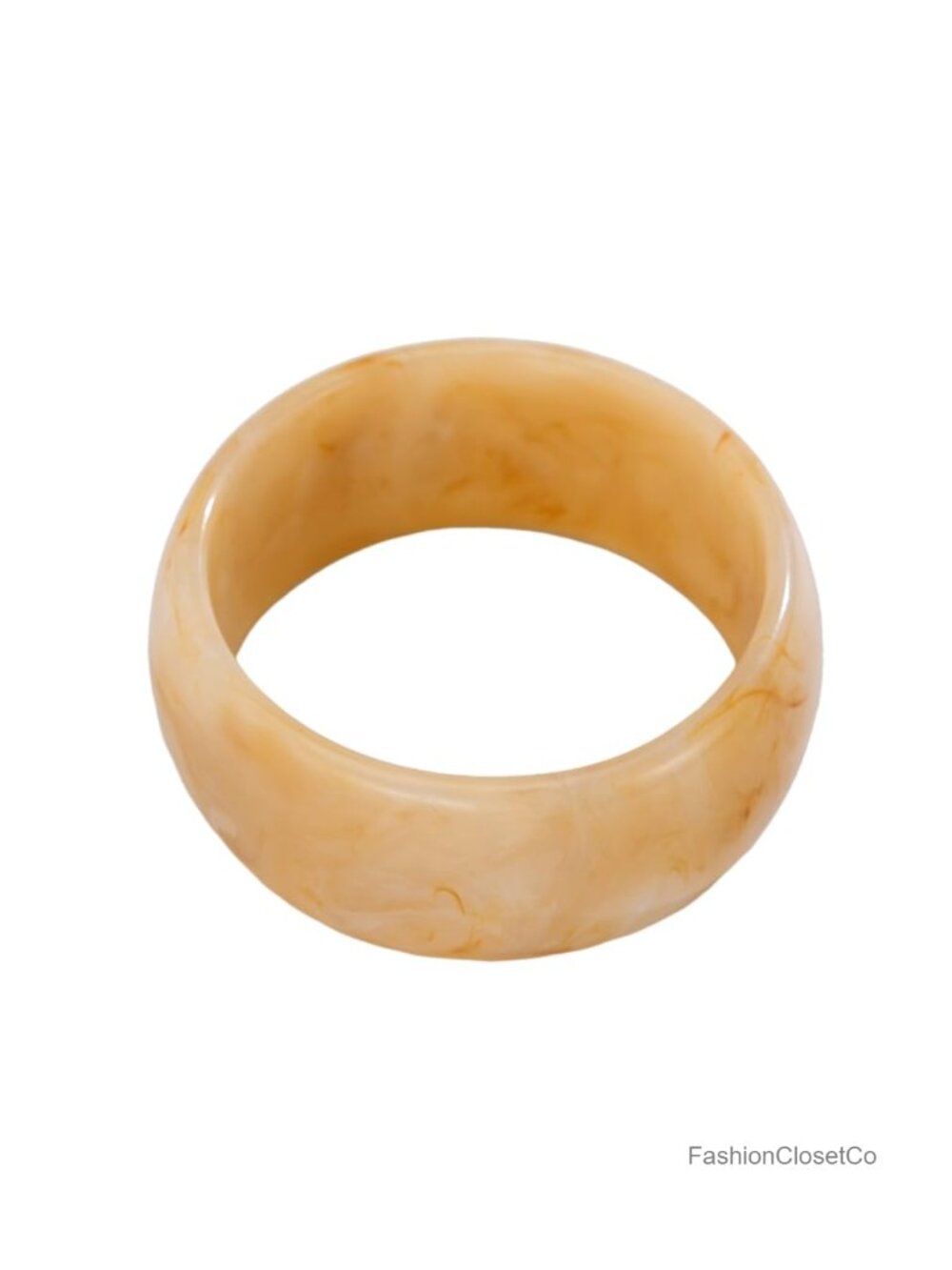 Acrylic Resin Geometric Bangle Bracelet Chunky Cuff